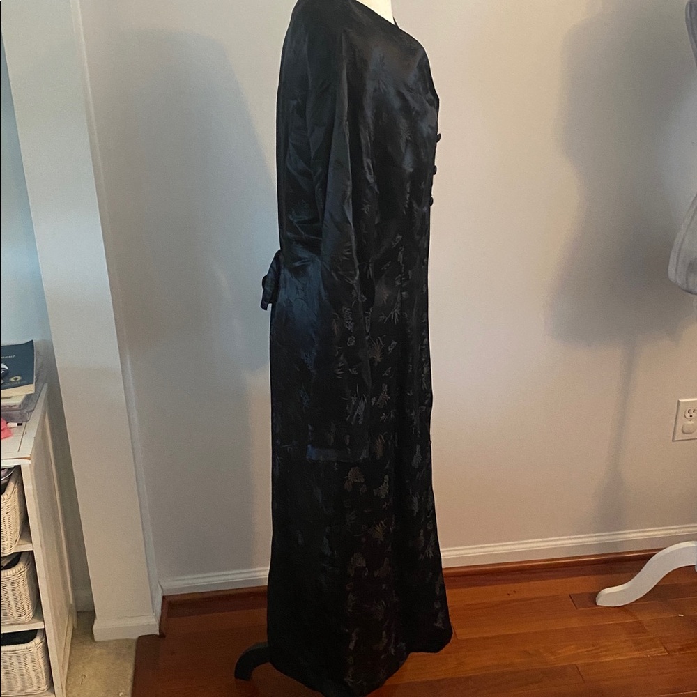 Monsoon brand size 14 black button up Japanese inspired dress - Picture 6 of 11